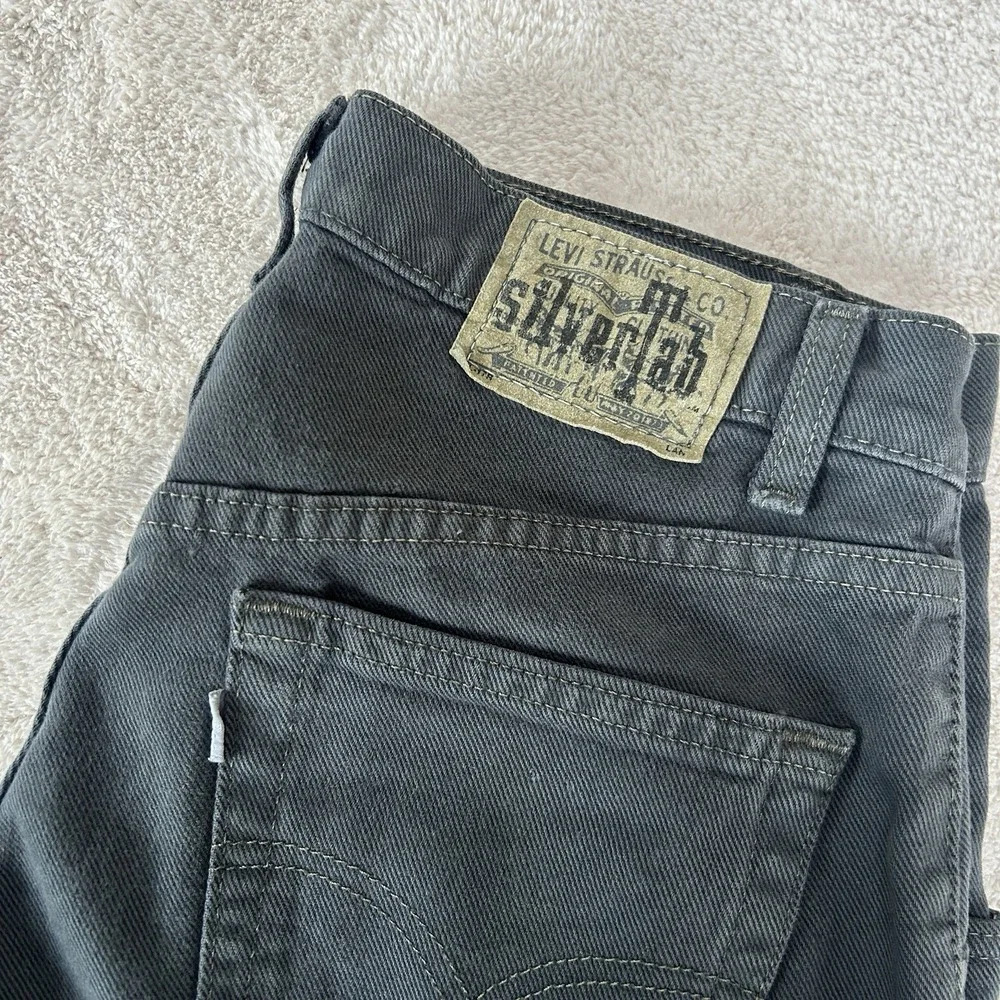 Vintage 90s Levis SilverTab Baggy Jeans Mens‎ 31x32 Gray Wash Wide Leg Skate EUC